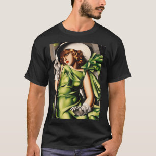 T-shirt Jeune Dame Avec Gants Peinture De Lempicka 