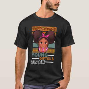 T-shirt Jeune Ed Fille Noire Soeur Enfant Bébé Mère M