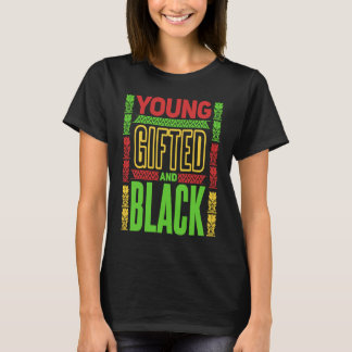 T-shirt Jeune, édité et noir Mois de l'histoire des Noirs