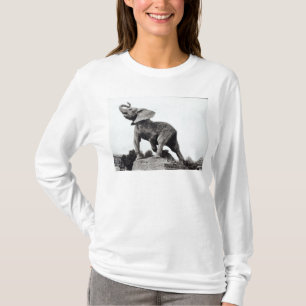 T-shirt Jeune éléphant attrapé dans un piège