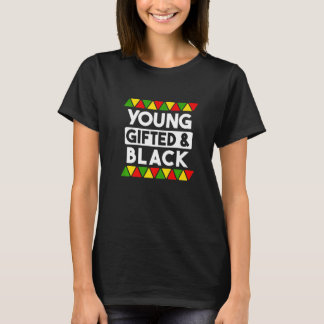 T-shirt Jeune et Noir Histoire Noire Africaine Pr Noir