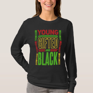 T-shirt Jeune et Noir Mois de l'histoire des Noirs  1