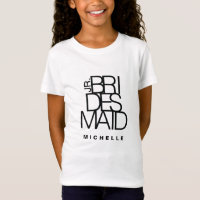 Jeune femme de chambre en typographie noire, maria