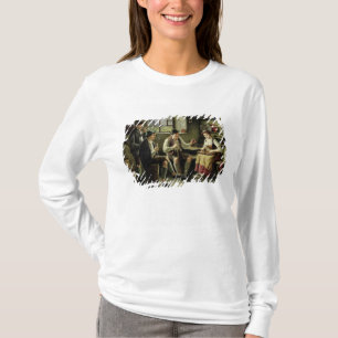 T-shirt Jeune femme jouant une cithare