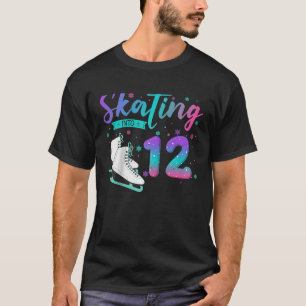 T-shirt Jeune Fille De 12 Ans Patinage Sur Glace Jusqu'Au