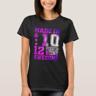 T-shirt Jeune Fille De 12 Ans Pour Fille De 12E Anniversai