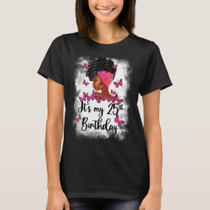 T-shirt Jeune fille de 25 ans Adolescent C'est mon 25e ois