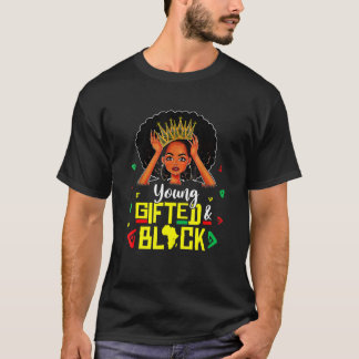 T-shirt Jeune Fille Mélanin Reine Filles Enfants