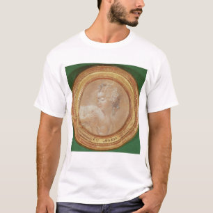 T-shirt Jeune fille serrant son sein