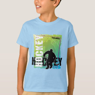 T-shirt Jeune garçon de hockey Abstrait (mâle)