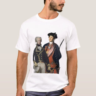 T-shirt Jeune George Washington et Lafayette
