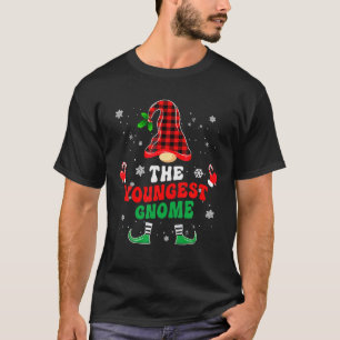 T-shirt Jeune Gnome Buffalo Plaid Matching Famille Chris