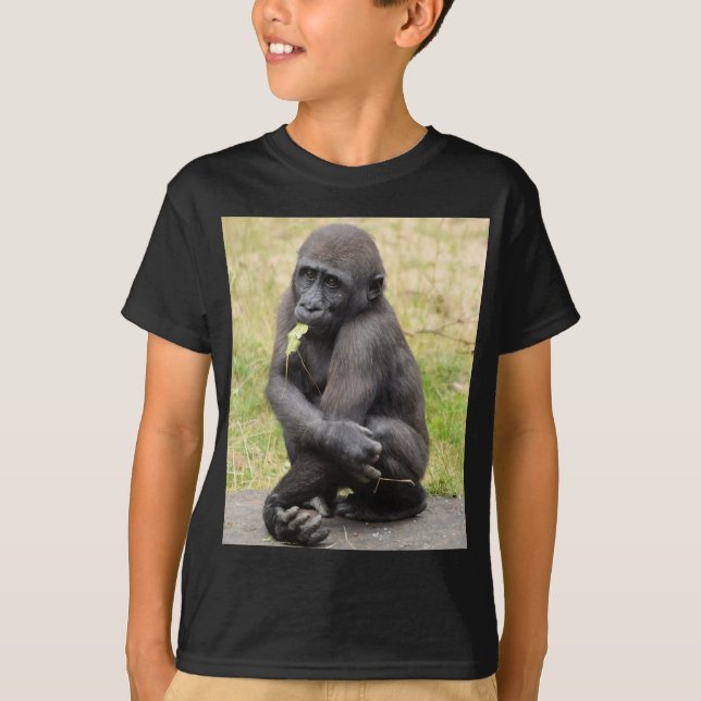 T-shirt Jeune gorille (Devant)