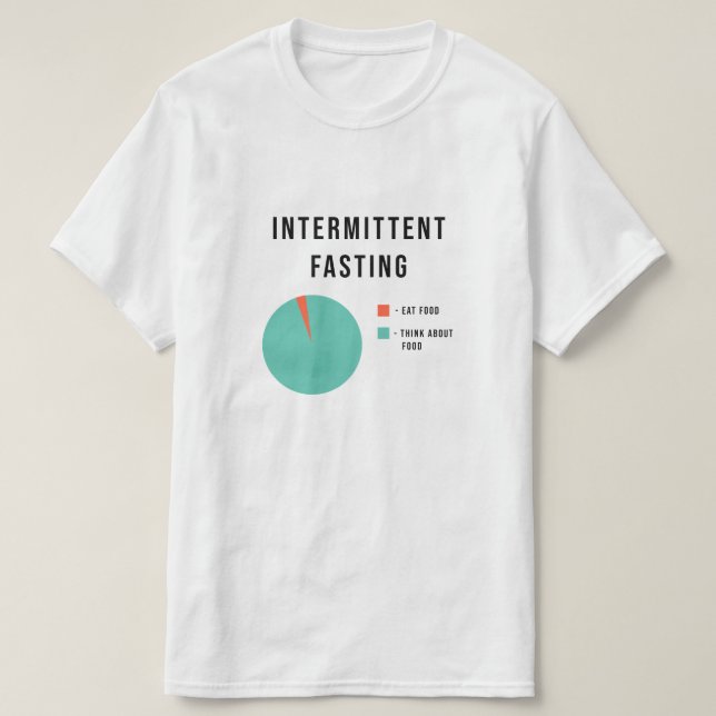 T-shirt jeûne intermittent (Design devant)