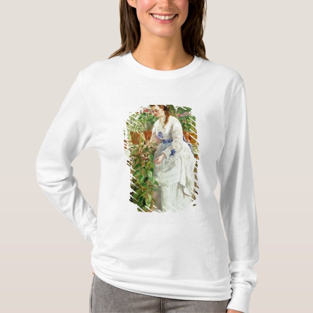 T-shirt Jeune Madame dans un conservatoire (Devant)
