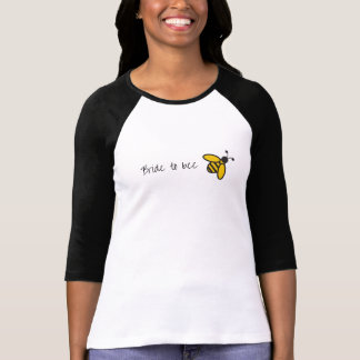 T-shirt Jeune mariée à la chemise d'abeille