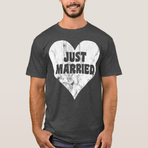 T-shirt Jeune mariée et jeune marié T s de mariage mignon