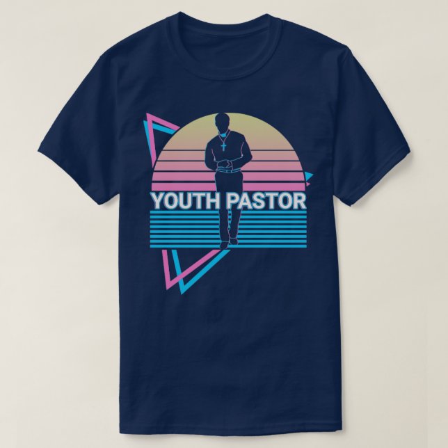 T-shirt Jeune Pasteur Retro (Design devant)
