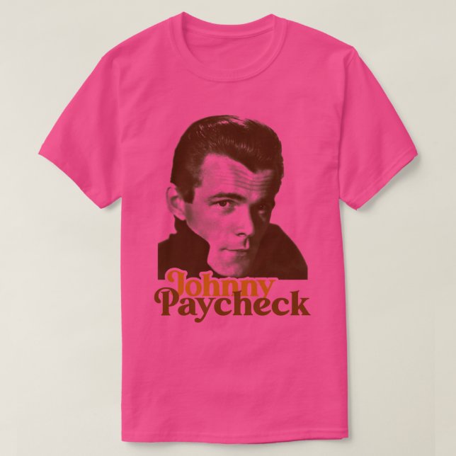 T-shirt Jeune Paycheck Country Outlaw Hommage (Design devant)