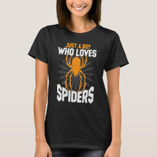 T-shirt Jeune propriétaire de spider juste un garçon qui a