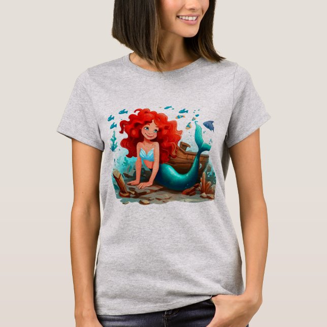 T-shirt Jeune sirène (Devant)