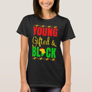 T-shirt Jeune Talentueux Et Histoire Noir Africain América