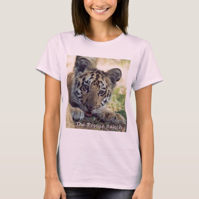 T-shirt jeune tigre peek-a-boo (Devant)