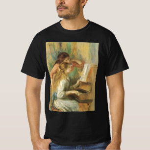 T-shirt Jeunes Filles au piano de Pierre Renoir