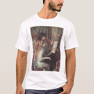 T-shirt Jeunes Filles au piano de Pierre Renoir