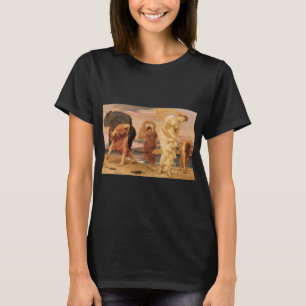 T-shirt Jeunes Filles Grecques Ramassant Des Cailloux de L