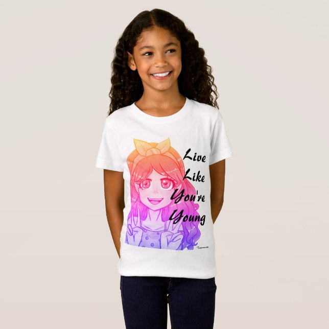 T-Shirt Jeunes vivants par Taylor Wolfe (Devant entier)
