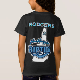 T-Shirt JEUNESSE avec nom et numéro sur le dos