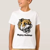 T-shirt jeunesse Bulldogs personnalisé (nom et num