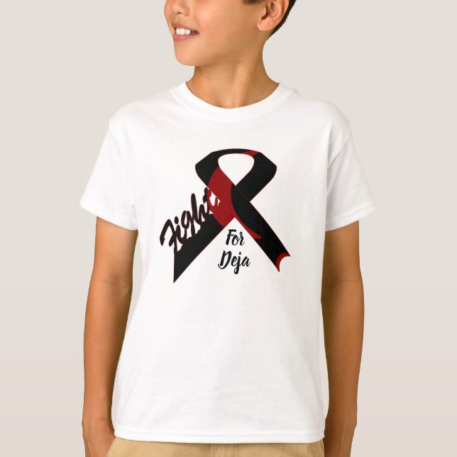 T-shirt Jeunesse personnalisée par ruban de drépanocyte (Devant)