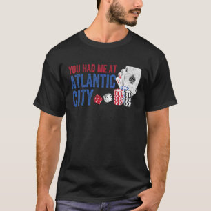 T-shirt Jeux de casino Slots Atlantic City Jackpot Gamble