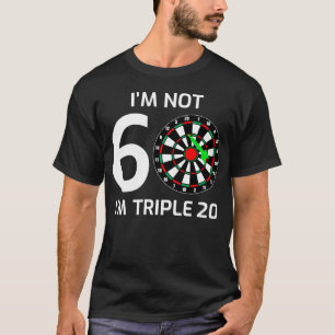 T-shirt Jeux de fléchettes Bullseye cible tir Sport