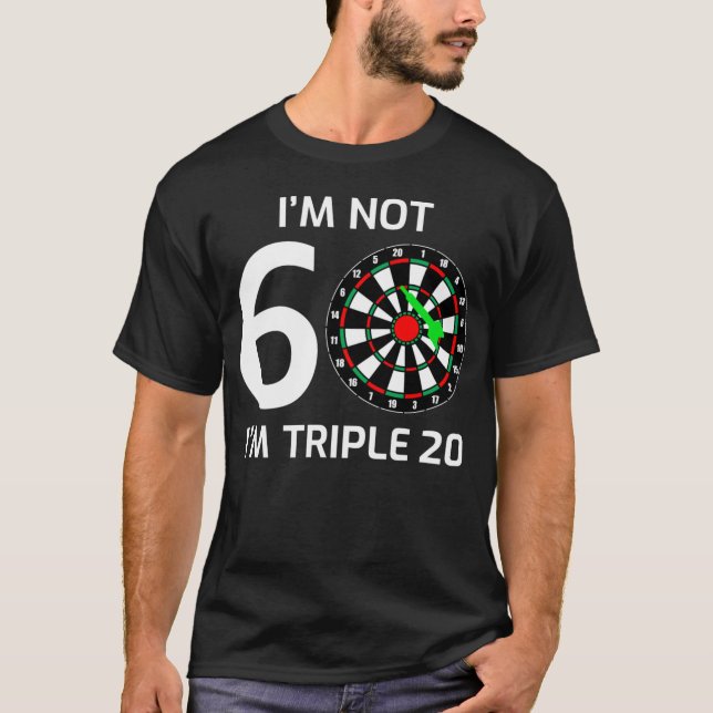 T-shirt Jeux de fléchettes Bullseye cible tir Sport (Devant)