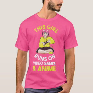 T-shirt Jeux de jeu Gamer Anime Premium