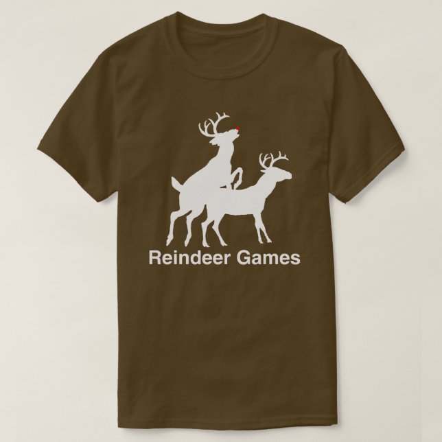 T-shirt Jeux de rennes (Design devant)