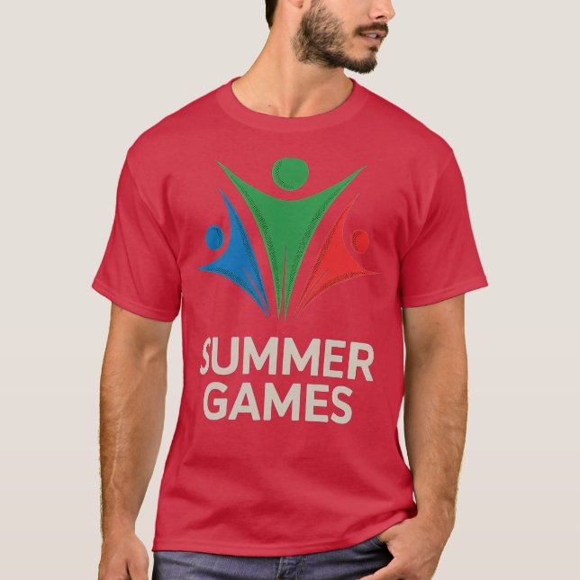 T-shirt Jeux d'été-Salle à photos (Devant)