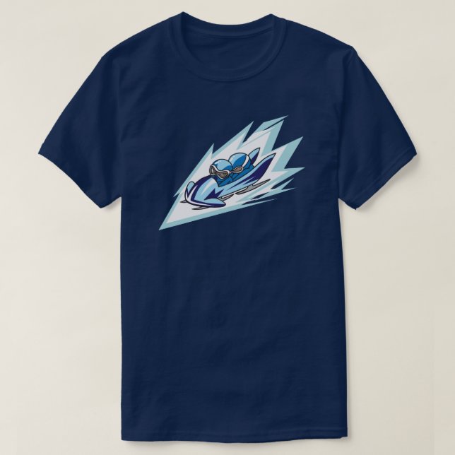 T-shirt Jeux d'hiver d'illustration de style d'Anime de (Design devant)