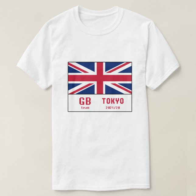 T-shirt Jeux olympiques de Tokyo 2021 : Équipe Grande-Bret (Design devant)