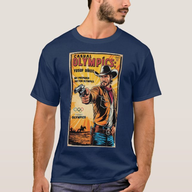 T-shirt Jeux olympiques décontractés : Yusuf Dikec (Devant)