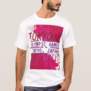 T-shirt Jeux Olympiques Tokyo, Japon
