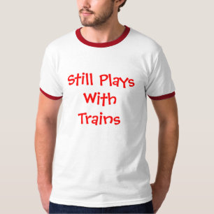 T-shirt Jeux toujours avec des trains