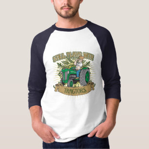 T-shirt Jeux toujours avec les tracteurs verts