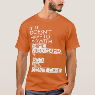 T-shirt Jeux vidéo Anime Anime ou nourriture