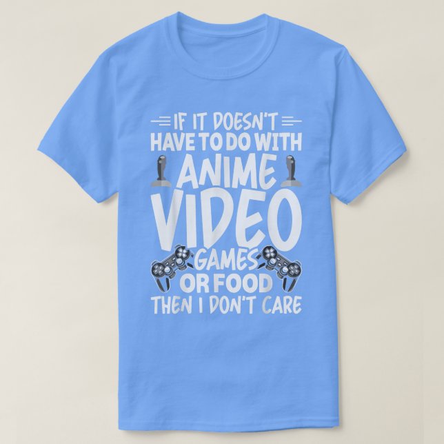 T-shirt Jeux Vidéo Anime Ou Jeux Vidéo Alimentaire  (Design devant)