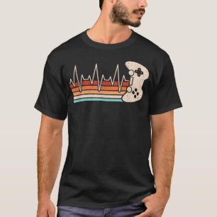 T-shirt Jeux vidéo de battement de coeur de joueur Jeux vi