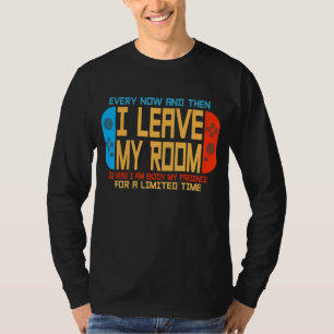 T-shirt Jeux Vidéo De Temps En Temps Et Puis Je Laisse Mon